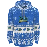ucla bruins reindeer motif blue hoodie best selling