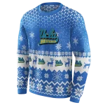 ucla bruins reindeer motif blue hoodie best selling