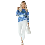 ucla bruins reindeer motif blue hoodie best selling