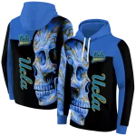 ucla bruins skull motif blue black hoodie best selling