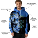 ucla bruins skull motif blue black hoodie best selling