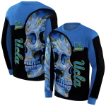 ucla bruins skull motif blue black hoodie best selling