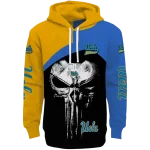 ucla bruins skull punisher gold black hoodie best selling