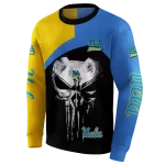 ucla bruins skull punisher gold black hoodie best selling