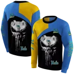 ucla bruins skull punisher gold black hoodie best selling