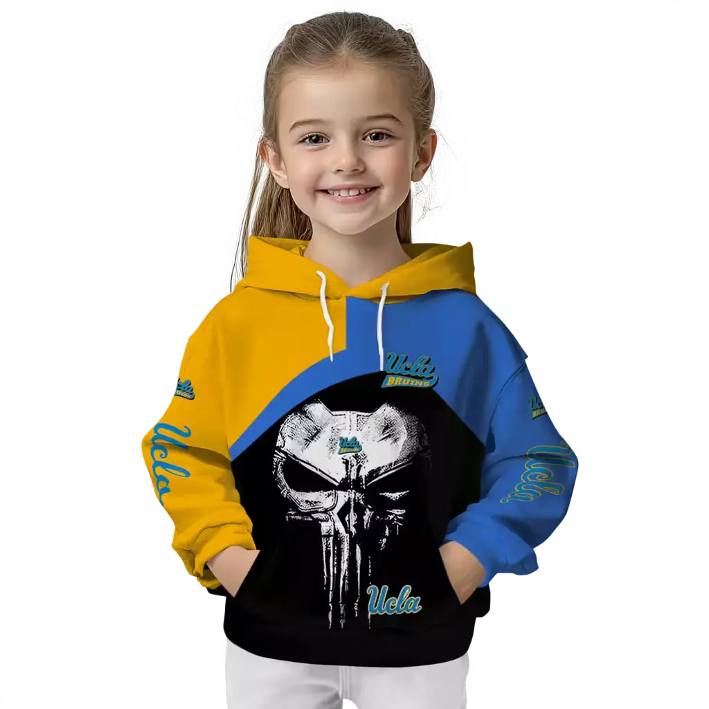 ucla bruins skull punisher gold black hoodie top rated ucla bruins skull punisher gold black hoodie top rated