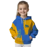 ucla bruins splatter effect blue hoodie best selling