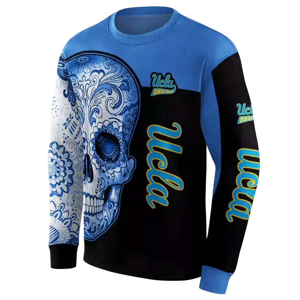 ucla bruins sugar skull blue black hoodie new arrival ucla bruins sugar skull blue black hoodie new arrival
