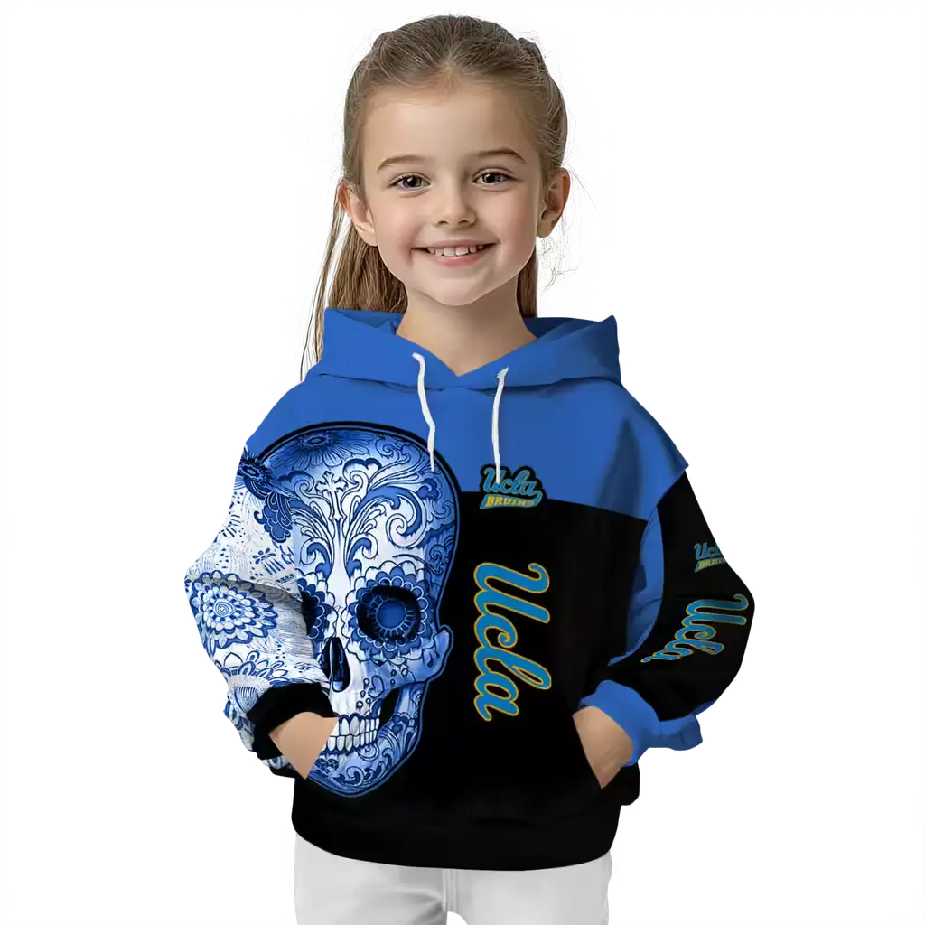 ucla bruins sugar skull blue black hoodie top rated ucla bruins sugar skull blue black hoodie top rated