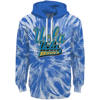 ucla bruins tie dye pattern blue hoodie best selling