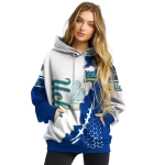 ucla bruins triangular pattern blue white hoodie best selling