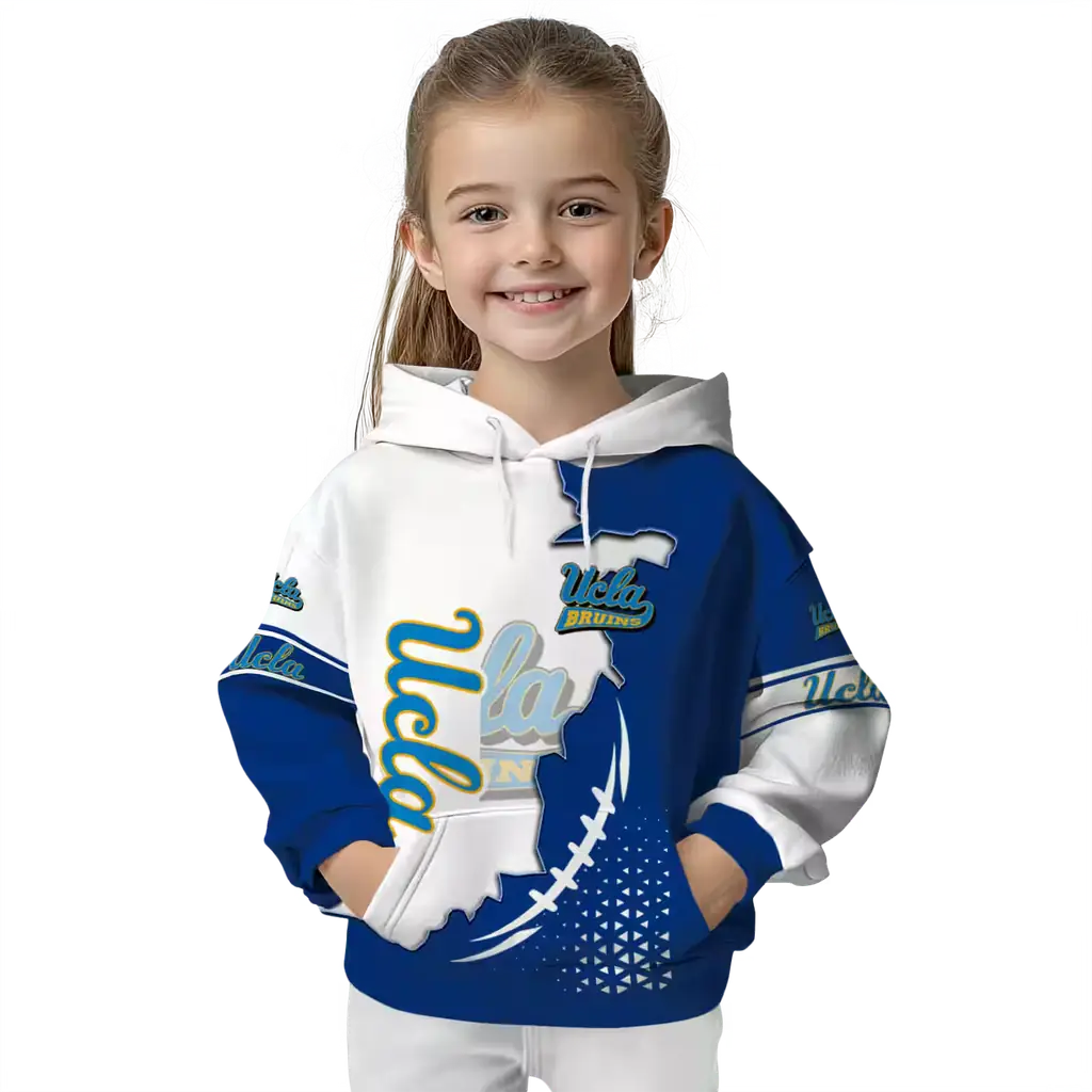 ucla bruins triangular pattern blue white hoodie top rated ucla bruins triangular pattern blue white hoodie top rated