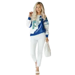 ucla bruins triangular pattern blue white hoodie best selling