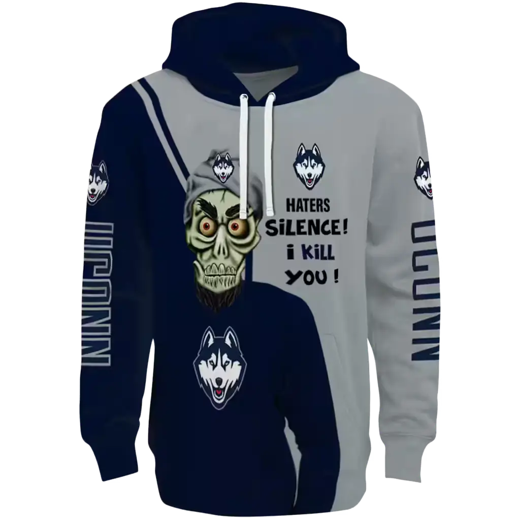 uconn huskies achmed skull blue hoodie best selling uconn huskies achmed skull blue hoodie best selling