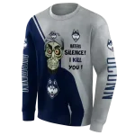 uconn huskies achmed skull blue hoodie best selling