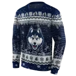 uconn huskies christmas trees blue hoodie best selling