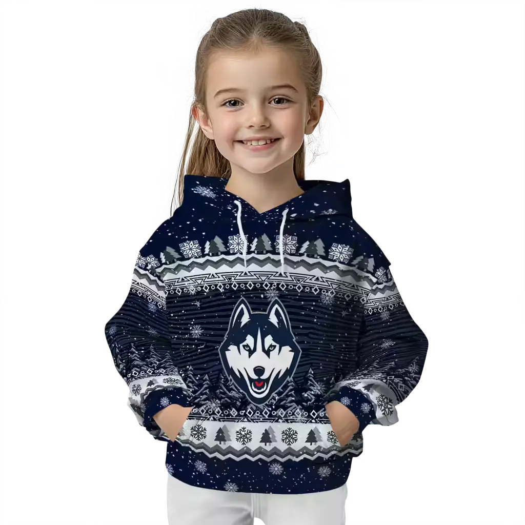 uconn huskies christmas trees blue hoodie top rated uconn huskies christmas trees blue hoodie top rated