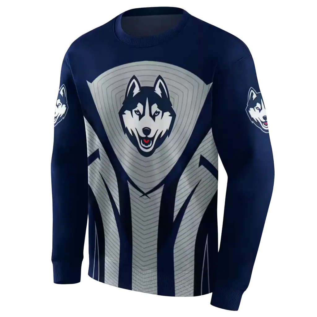 uconn huskies concentric lines blue black hoodie new arrival uconn huskies concentric lines blue black hoodie new arrival