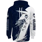 uconn huskies dynamic slash blue white hoodie best selling