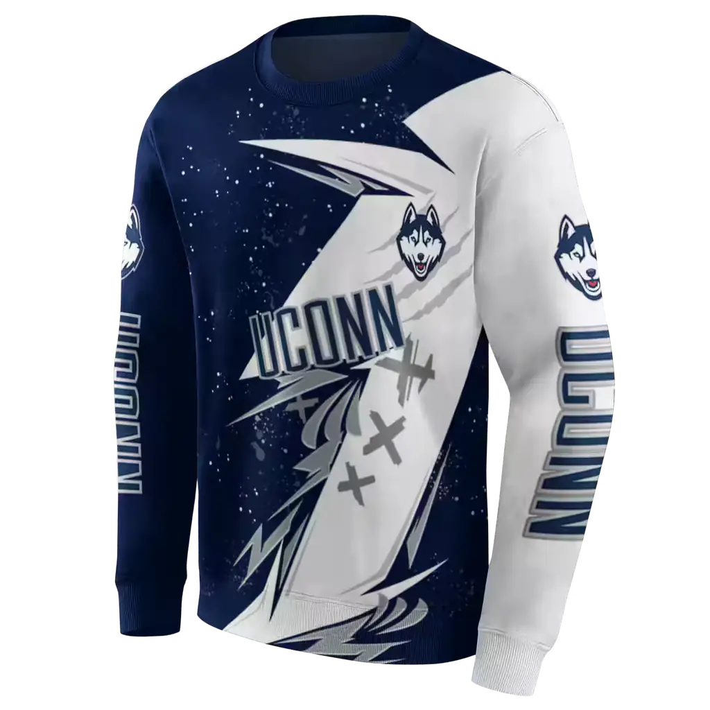 uconn huskies dynamic slash blue white hoodie new arrival uconn huskies dynamic slash blue white hoodie new arrival