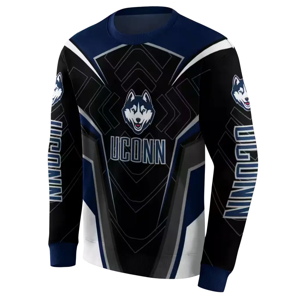 uconn huskies futuristic pattern blue black hoodie new arrival uconn huskies futuristic pattern blue black hoodie new arrival