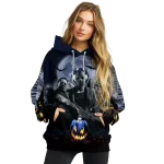 uconn huskies halloween vibes blue black hoodie best selling