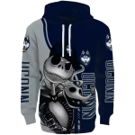 uconn huskies jack skellington blue hoodie best selling