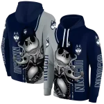 uconn huskies jack skellington blue hoodie best selling
