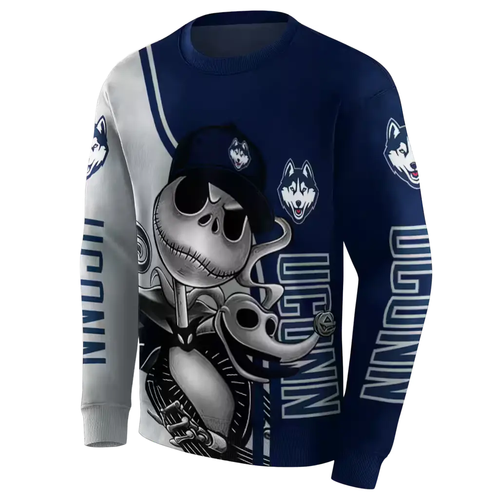 uconn huskies jack skellington blue hoodie new arrival uconn huskies jack skellington blue hoodie new arrival