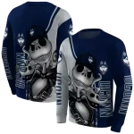 uconn huskies jack skellington blue hoodie best selling