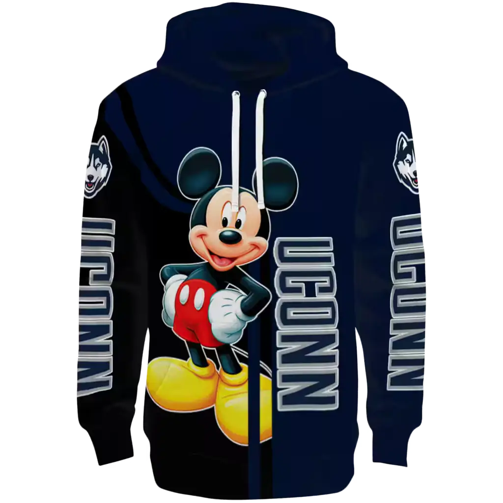 uconn huskies mickey mouse blue black hoodie best selling uconn huskies mickey mouse blue black hoodie best selling