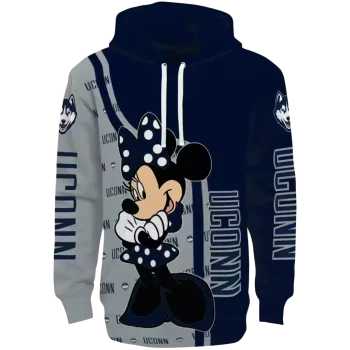 uconn huskies minnie mouse blue hoodie best selling