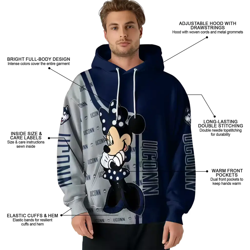 uconn huskies minnie mouse blue hoodie latest model uconn huskies minnie mouse blue hoodie latest model
