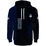 uconn huskies monogram pattern blue hoodie best selling