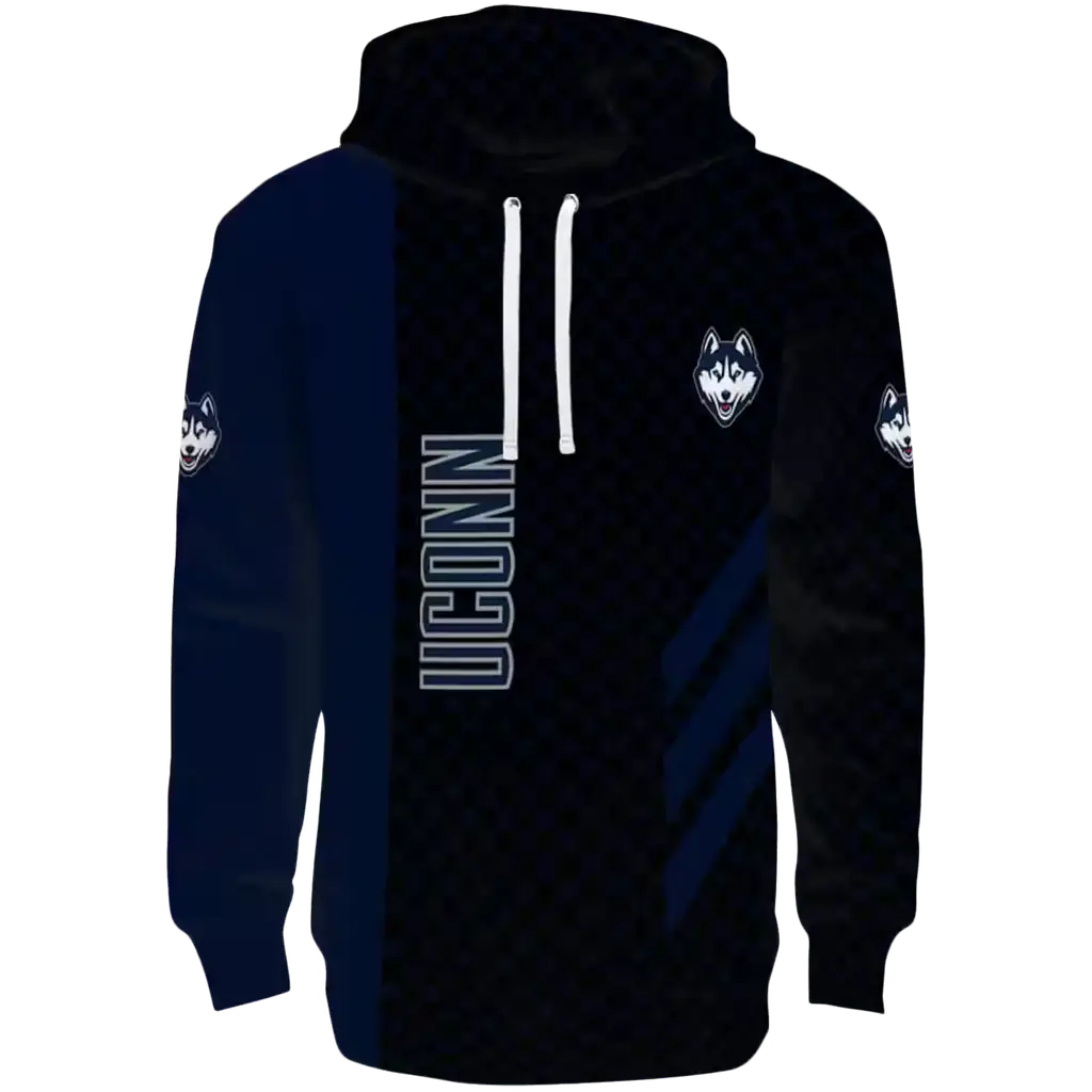 uconn huskies monogram pattern blue hoodie best selling uconn huskies monogram pattern blue hoodie best selling