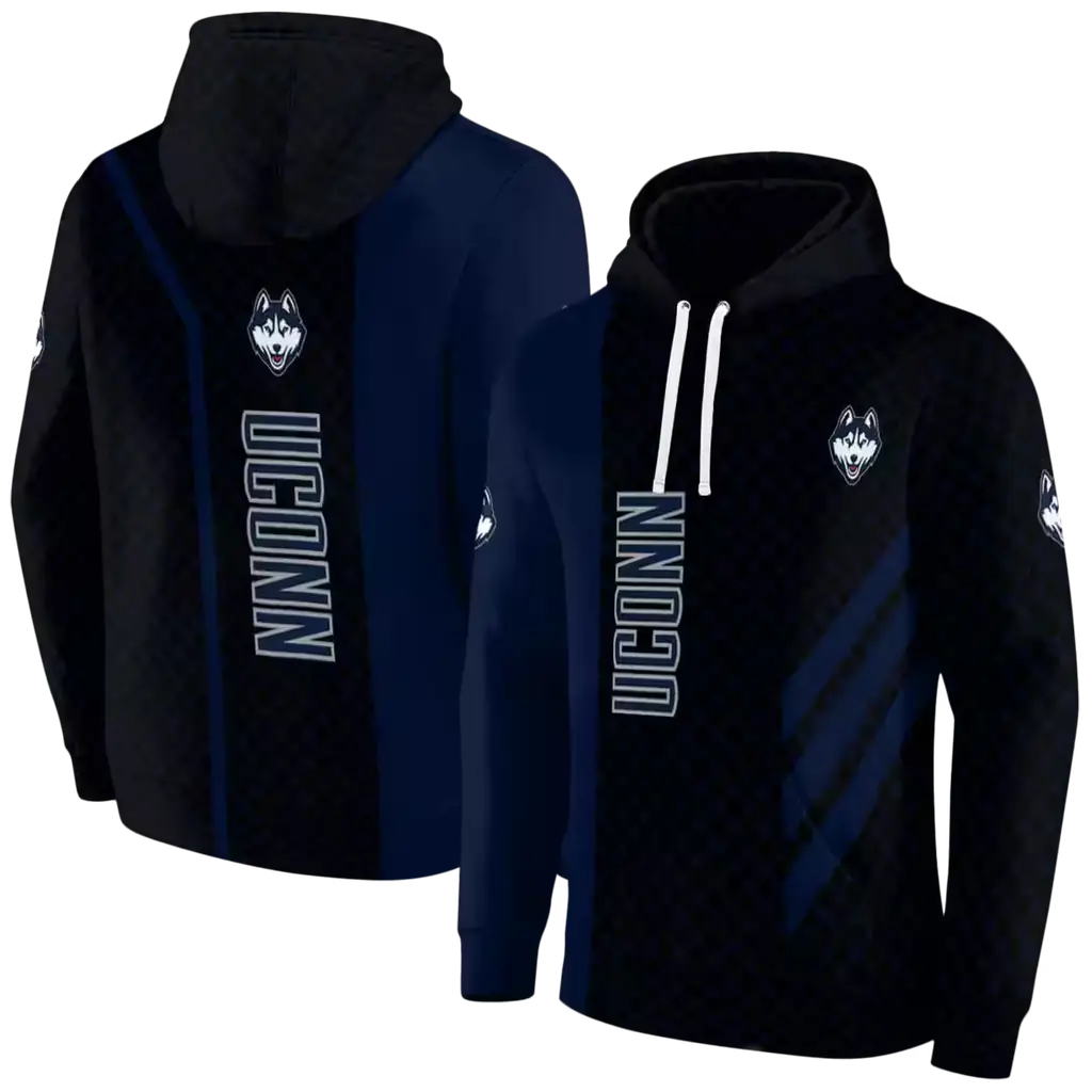 uconn huskies monogram pattern blue hoodie fashion forward uconn huskies monogram pattern blue hoodie fashion forward