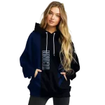 uconn huskies monogram pattern blue hoodie best selling