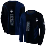 uconn huskies monogram pattern blue hoodie best selling