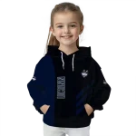uconn huskies monogram pattern blue hoodie best selling