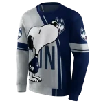 uconn huskies playful snoopy blue hoodie best selling