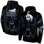 uconn huskies skull artwork blue black hoodie best selling