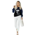 uconn huskies skull punisher grey black hoodie best selling