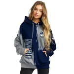 uconn huskies splatter effect blue hoodie best selling