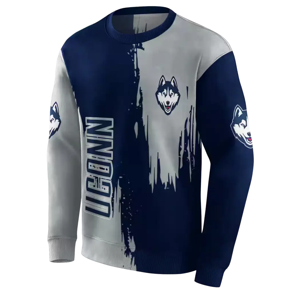 uconn huskies splatter effect blue hoodie new arrival uconn huskies splatter effect blue hoodie new arrival