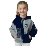 uconn huskies splatter effect blue hoodie best selling