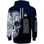uconn huskies sugar skull blue black hoodie best selling