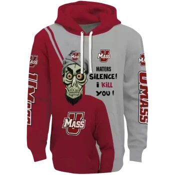 umass minutemen achmed skull red hoodie best selling
