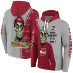 umass minutemen achmed skull red hoodie best selling