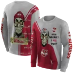 umass minutemen achmed skull red hoodie best selling