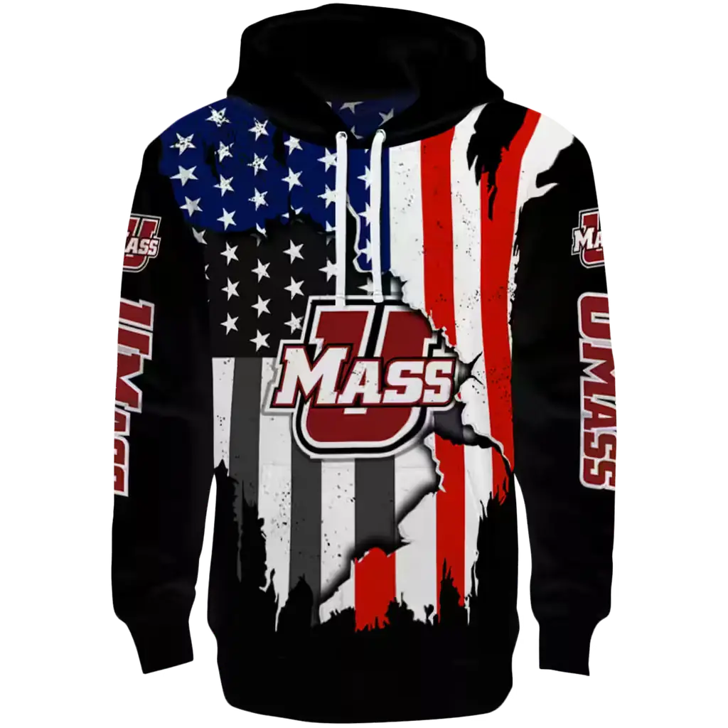 umass minutemen american pride black hoodie best selling umass minutemen american pride black hoodie best selling